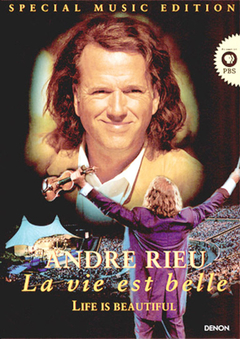 DVD ANDRE RIEU LIFE IS BEAUTIFUL 2003 NTSC 59 MIN GRAV DENON VIDEO USA