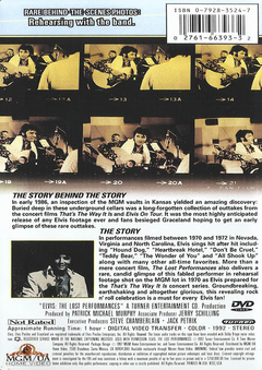 DVD ELVIS PRESLEY LOST PERFORMANCES 1992 NTSC 60 MIN GRAV MGM VIDEO - comprar online
