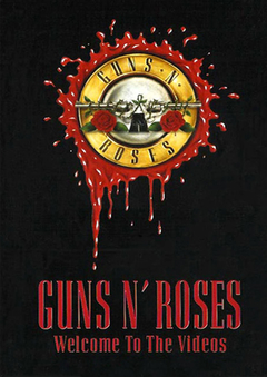 DVD GUNS N' ROSES WELCOME THE VIDEOS 1998 NTSC 75 MIN GRAV GEFFEN VIDEO USA