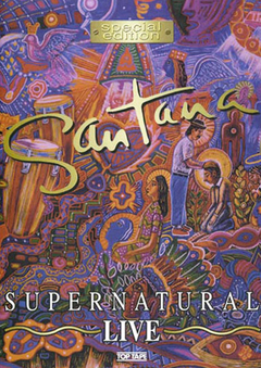 DVD SANTANA SUPERNATURAL LIVE 2000 NTSC 88 MIN GRAV TOP TAPE VIDEO BRAZIL