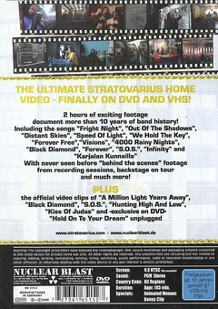 DVD STRATOVARIUS INFINITE VISIONS 2000 NTSC 145 MIN GRAV NUCLEAR BLAST GERMANY - comprar online