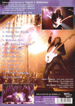DVD YNGWIE MALMSTEEN LIVE!! 2000 NTSC 80 MIN GRAV DREAM CATCHER ENGLAND - comprar online