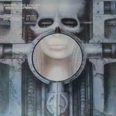 LONG PLAY E. L. & PALMER BRAIN SALAD SURGERY 1979 REEDIÇÃO GRAV ATLANTIC RECORDS