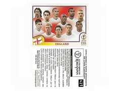 FIGURINHA COPA FIFA 2002 ENGLAND SELEÇÃO Nº 421