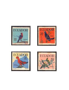 SELO FAUNA ECUADOR PÁSSAROS 4 VALORES - comprar online