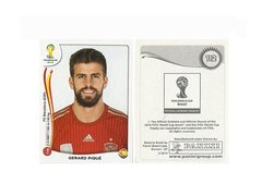 FIGURINHA COPA FIFA 2014 ESPAÑA GERARD PIQUÉ Nº 112