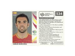 FIGURINHA COPA FIFA 2006 ESPAÑA CARLOS MARCHENA Nº 534