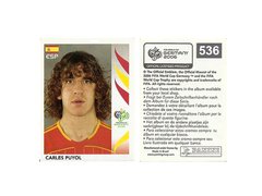 FIGURINHA COPA FIFA 2006 ESPAÑA CARLES PUYOL Nº 536