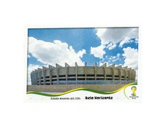 FIGURINHA COPA FIFA 2014 ESTÁDIO MINEIRÃO BELO HORIZONTE Nº 8 E 9 - comprar online