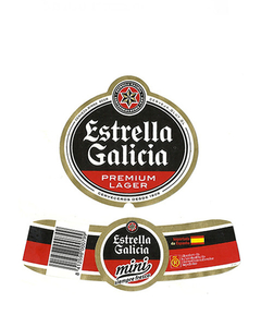 ROTULO ESTRELLA GALICIA PREMIUM LAGER 200 ML SPAÑA