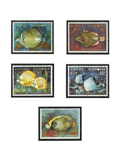 SELO FAUNA ETHIOPIA PEIXES 5 VALORES - comprar online