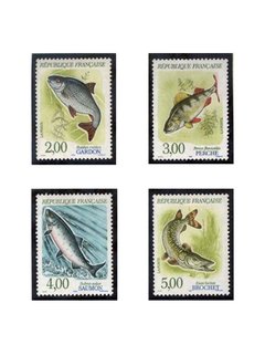 SELO FAUNA FRANCE PEIXES 1990 4 VALORES - comprar online