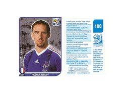 FIGURINHA COPA FIFA 2010 FRANCE FRANCK RIBERY Nº 100