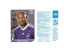 FIGURINHA COPA FIFA 2010 FRANCE NICOLAS ANELKA Nº 102