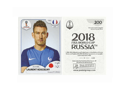 FIGURINHA COPA FIFA 2018 FRANCE LAURENT KOSCIELNY Nº 200