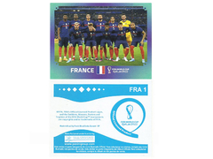 FIGURINHA COPA FIFA 2022 FRANCE SELEÇÃO Nº FRA 1