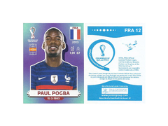 FIGURINHA COPA FIFA 2022 FRANCE PAUL POGBA Nº FRA 12