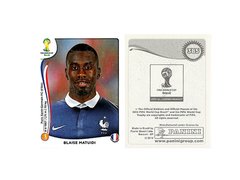 FIGURINHA COPA FIFA 2014 FRANCE BLAISE MATUIDI Nº 385