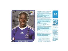 FIGURINHA COPA FIFA 2010 FRANCE BACARY SAGNA Nº 93