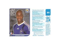 FIGURINHA COPA FIFA 2010 FRANCE LASSANA DIARRA Nº 95