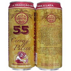 LATA VAZIA GERMÂNIA 55 PILSEN 710 ML ALUMÍNIO BRAZIL - comprar online