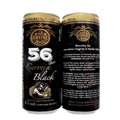 LATA VAZIA GERMÂNIA 56 BEER BLACK 356 ML ALUMÍNIO BRAZIL