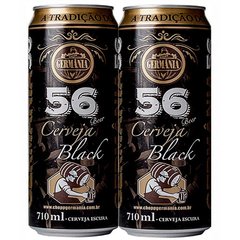 LATA VAZIA GERMÂNIA 56 BEER BLACK 710 ML ALUMÍNIO BRAZIL