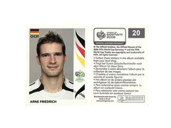 FIGURINHA COPA FIFA 2006 GERMANY ARNE FRIEDRICH Nº 20