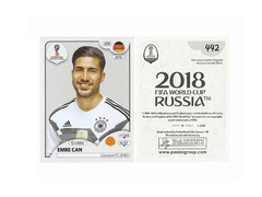 FIGURINHA COPA FIFA 2018 GERMANY EMRE CAN Nº 442