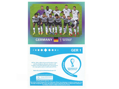 FIGURINHA COPA FIFA 2022 GERMANY SELEÇÃO Nº GER 1