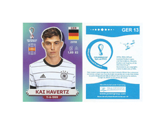 FIGURINHA COPA FIFA 2022 GERMANY KAI HAVERTZ Nº GER 13