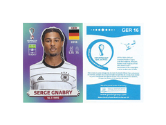 FIGURINHA COPA FIFA 2022 GERMANY SERGE GNABRY Nº GER 16