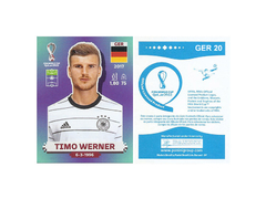 FIGURINHA COPA FIFA 2022 GERMANY TIMO WERNER Nº GER 20