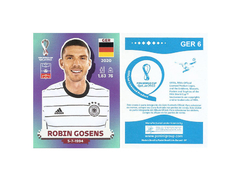 FIGURINHA COPA FIFA 2022 GERMANY ROBIN GOSENS Nº GER 6