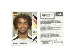 FIGURINHA COPA FIFA 2006 GERMANY PATRICK OWOMOYELA Nº 24