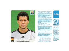 FIGURINHA COPA FIFA 2010 GERMANY MICHAEL BALLACK Nº 268