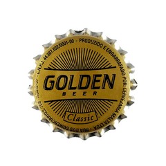 TAMPINHA CERVEJA GOLDEN BEER CLASSIC BRAZIL