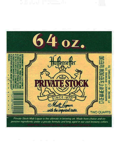 RÓTULO PRIVATE STOCK MALT LIQUOR 64 OZ. USA - comprar online