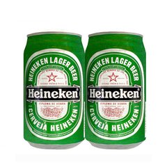 LATA VAZIA HEINEKEN LAGER BEER 2 350 ML ALUMÍNIO BRAZIL