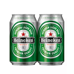 LATA VAZIA HEINEKEN PREMIUM QUALITY 2012 /2015 350 ML ALUMÍNIO BRAZIL