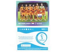 FIGURINHA COPA FIFA 2022 HOLLAND SELEÇÃO Nº NED 1