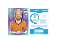 FIGURINHA COPA FIFA 2022 HOLLAND DAVY KLAASSEN Nº NED 13