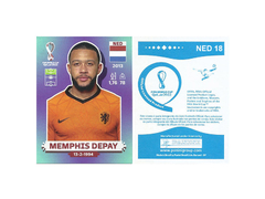 FIGURINHA COPA FIFA 2022 HOLLAND MEMPHIS DEPAY Nº NED 18