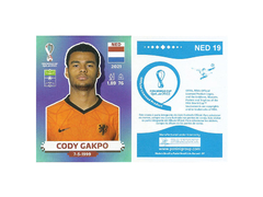 FIGURINHA COPA FIFA 2022 HOLLAND CODY GAKPO Nº NED 19