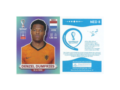 FIGURINHA COPA FIFA 2022 HOLLAND DENZEL DUMFRIES Nº NED 8