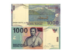 CÉDULA INDONESIA ANO 2007 1000 RUPIAH - comprar online
