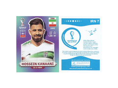 FIGURINHA COPA FIFA 2022 IRAN HOSSEIN KANAANI Nº IRN 7