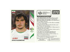 FIGURINHA COPA FIFA 2006 IRAN JAVAD KAZEMEYAN Nº 272 - comprar online