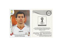 FIGURINHA COPA FIFA 2014 IRAN PEJMAN MONTAZERI Nº 456