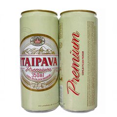 LATA VAZIA ITAIPAVA PREMIUM 350 ML ALUMÍNIO BRAZIL